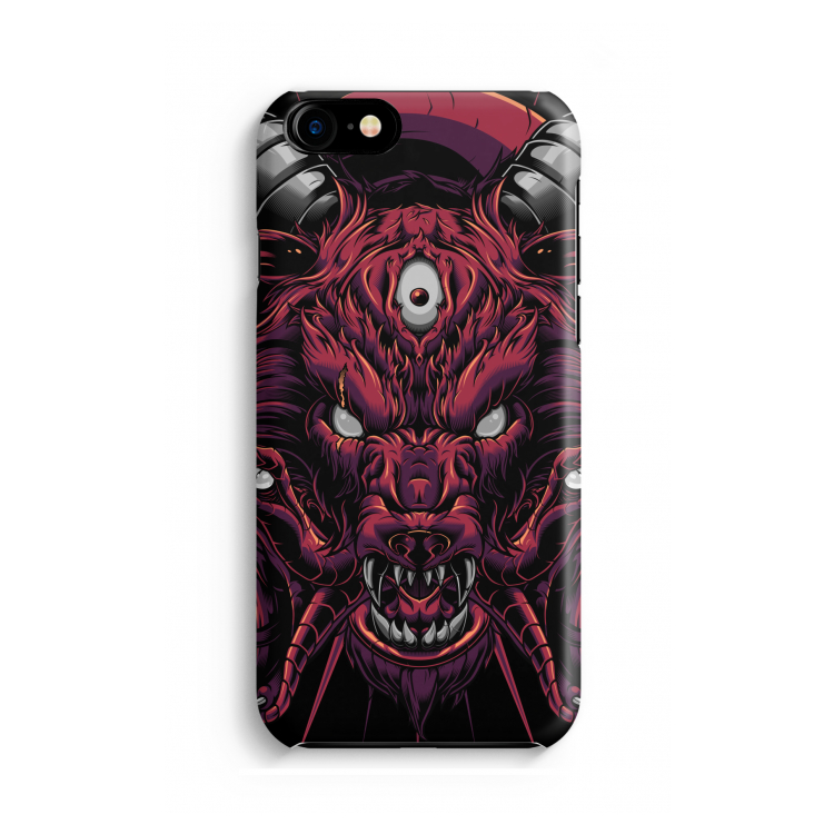 Hell Hound and Serpents: Volledig geprint iPhone SE 2020 Hoesje