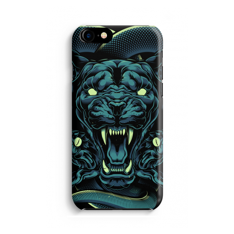 Cougar and Vipers: Volledig geprint iPhone SE 2020 Hoesje