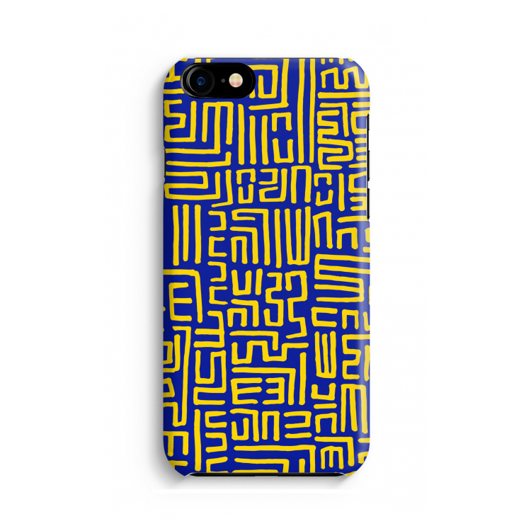 Majorelle Blue Print: Volledig geprint iPhone SE 2020 Hoesje