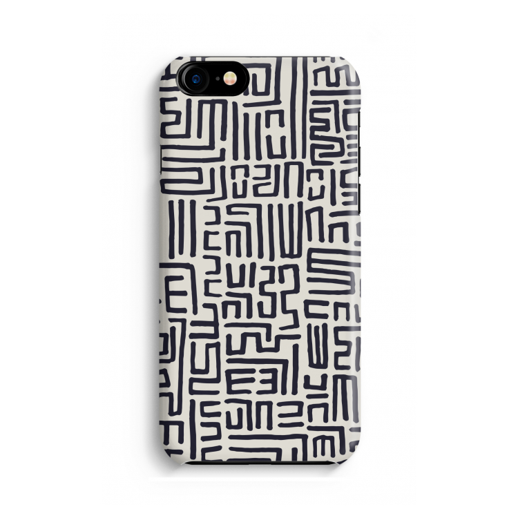 Moroccan Print: Volledig geprint iPhone SE 2020 Hoesje