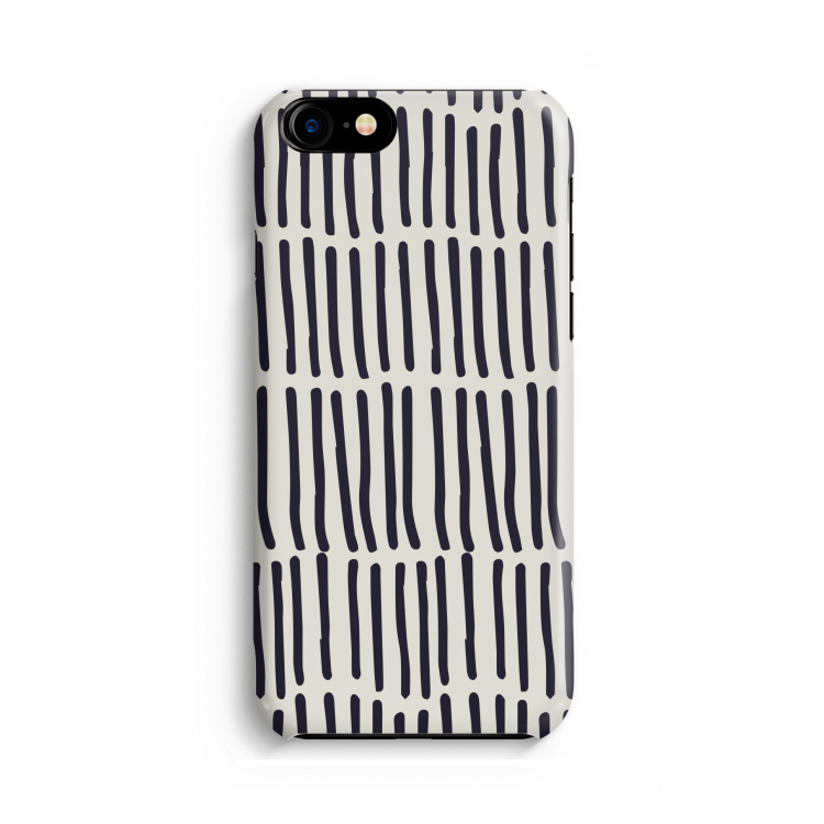 Moroccan stripes: Volledig geprint iPhone SE 2020 Hoesje