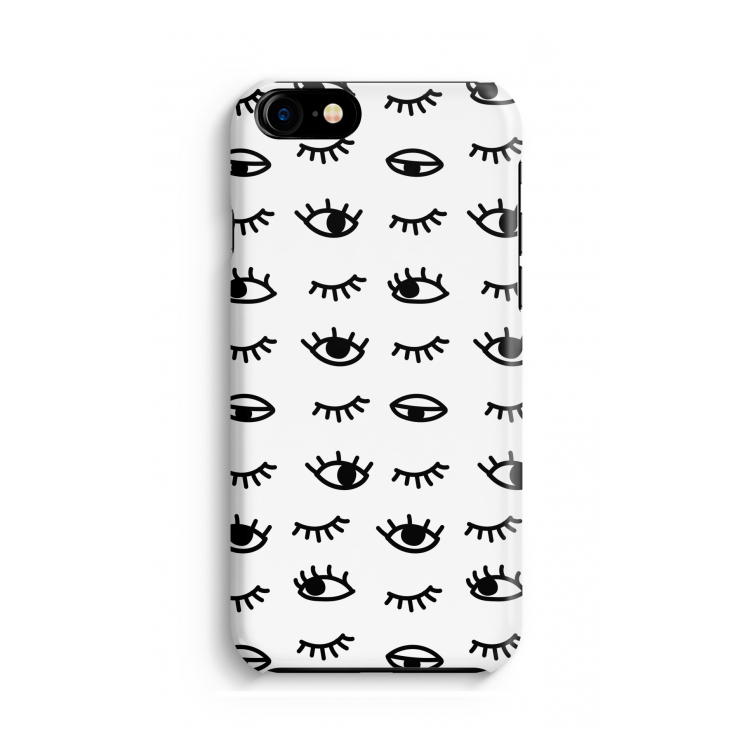 Eye pattern #2: Volledig geprint iPhone SE 2020 Hoesje