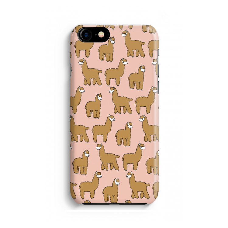 Alpacas: Volledig geprint iPhone SE 2020 Hoesje