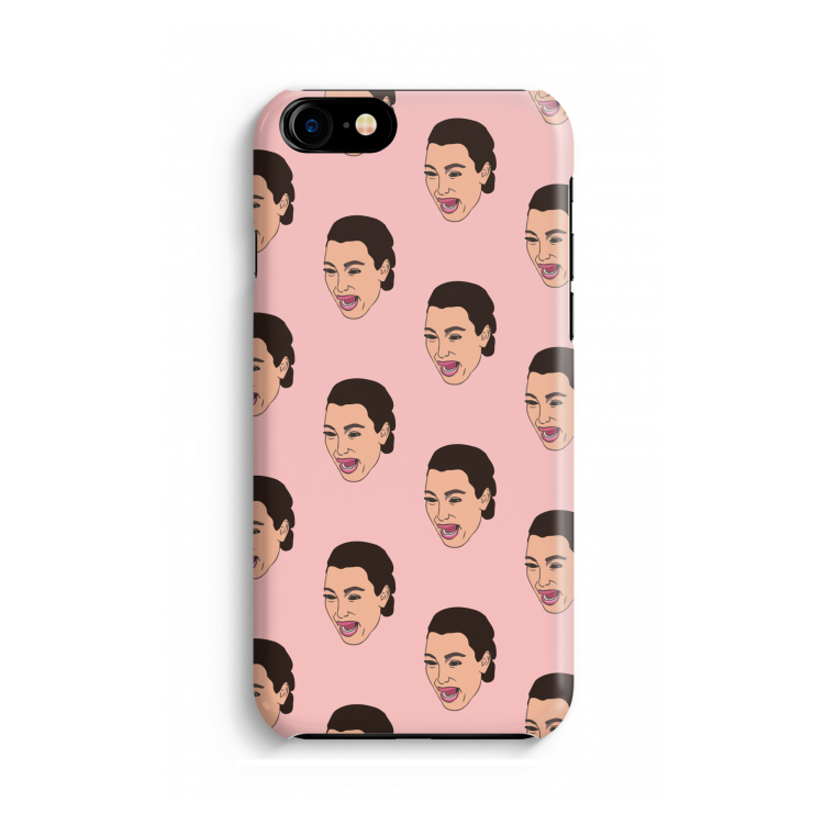 Ugly Cry Call: Volledig geprint iPhone SE 2020 Hoesje