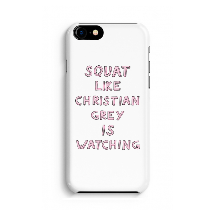 Christian Grey: Volledig geprint iPhone SE 2020 Hoesje