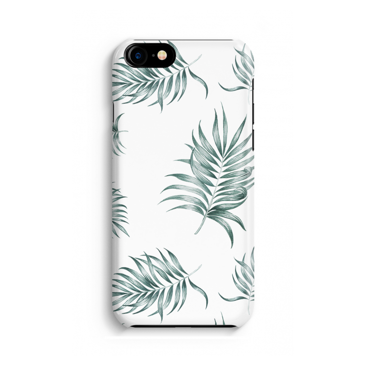 Simple leaves: Volledig geprint iPhone SE 2020 Hoesje