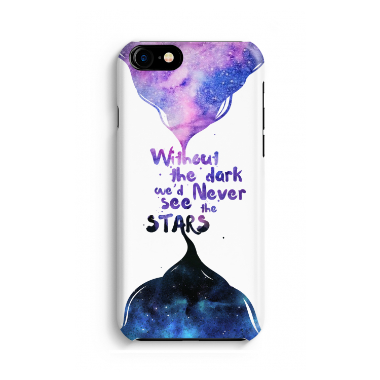 Stars quote: Volledig geprint iPhone SE 2020 Hoesje