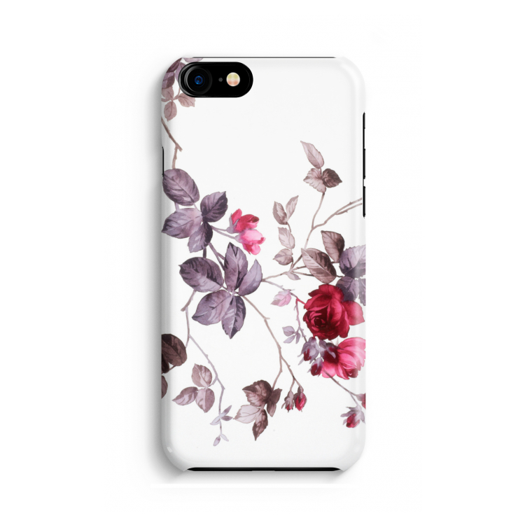 Mooie bloemen: Volledig geprint iPhone SE 2020 Hoesje