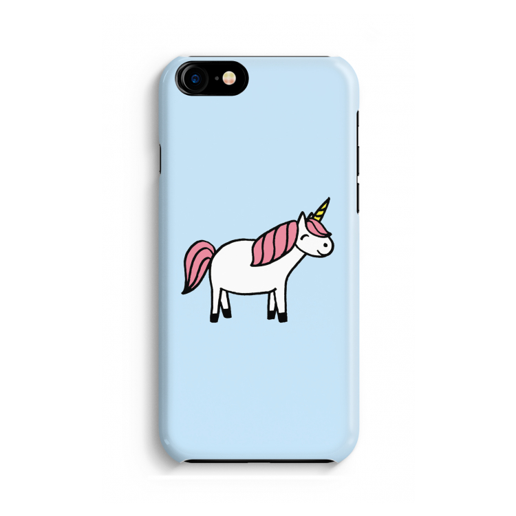 Eenhoorn: Volledig geprint iPhone SE 2020 Hoesje