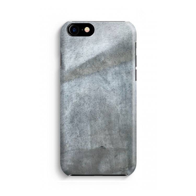 Grey Stone: Volledig geprint iPhone SE 2020 Hoesje