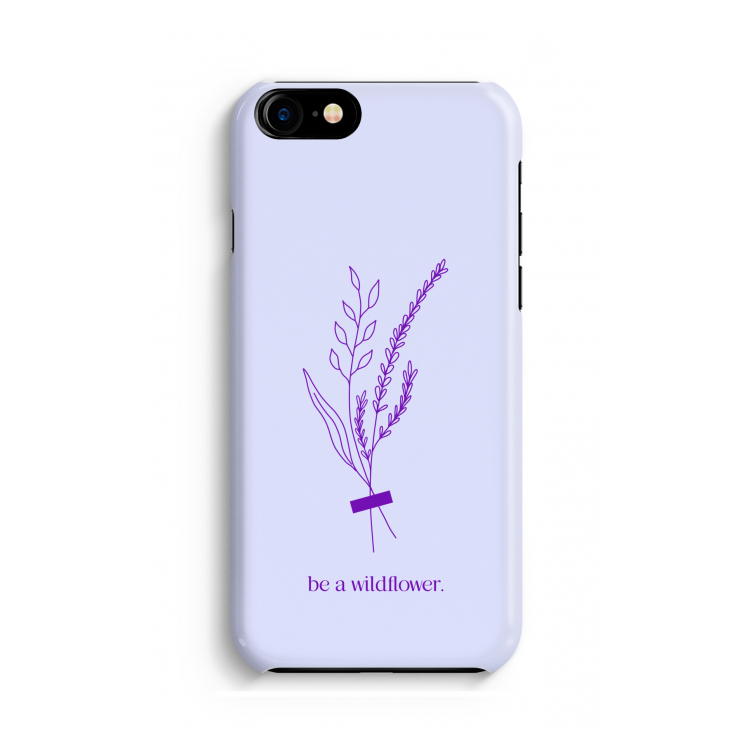 Be a wildflower: Volledig geprint iPhone SE 2020 Hoesje