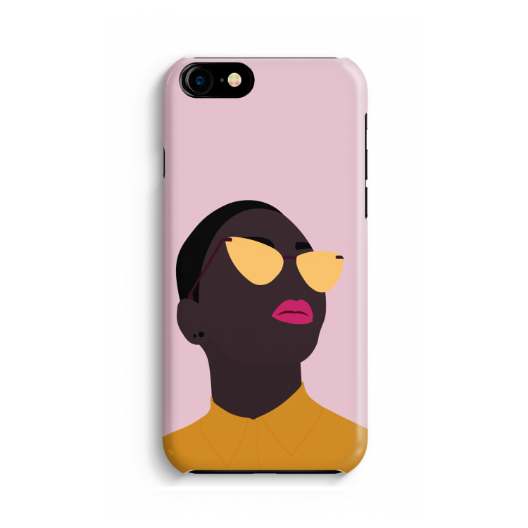 Yellow glasses: Volledig geprint iPhone SE 2020 Hoesje