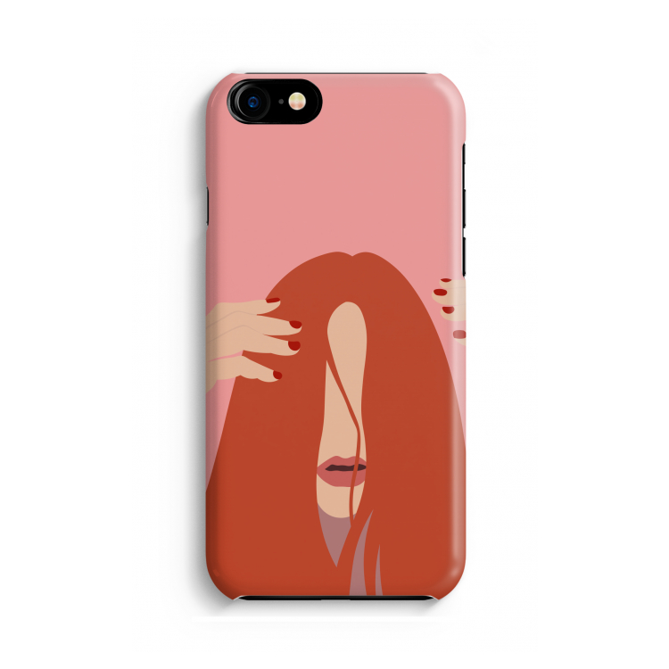 Woke up like this: Volledig geprint iPhone SE 2020 Hoesje