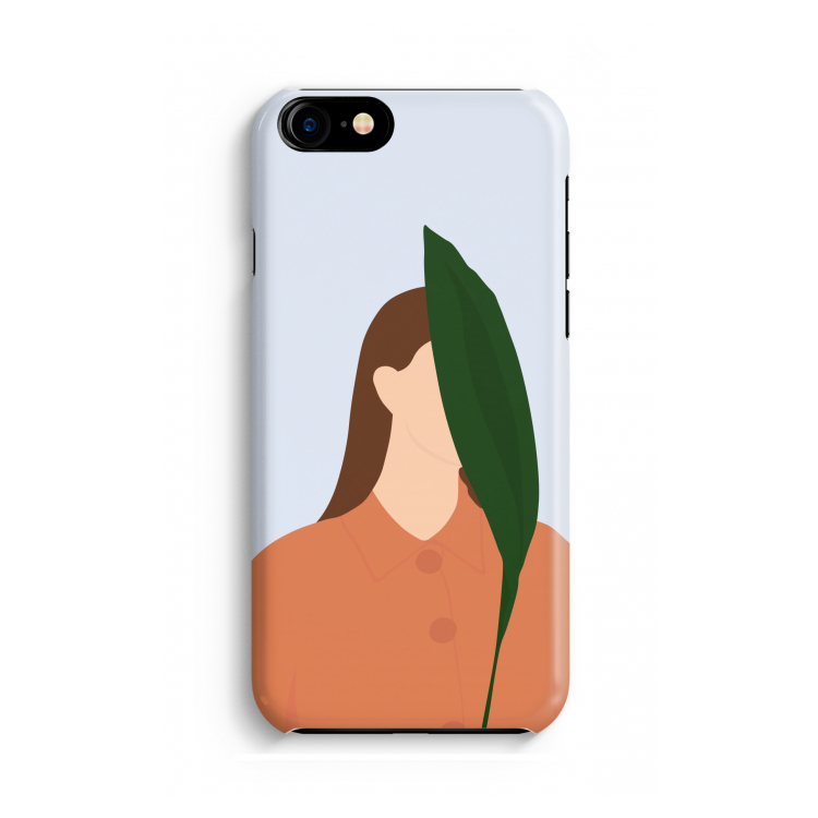 Leaf: Volledig geprint iPhone SE 2020 Hoesje