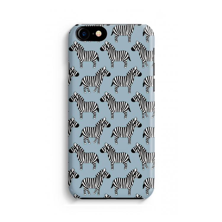 Zebra: Volledig geprint iPhone SE 2020 Hoesje