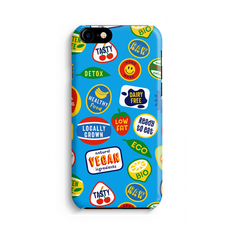 Fruitsticker: Volledig geprint iPhone SE 2020 Hoesje