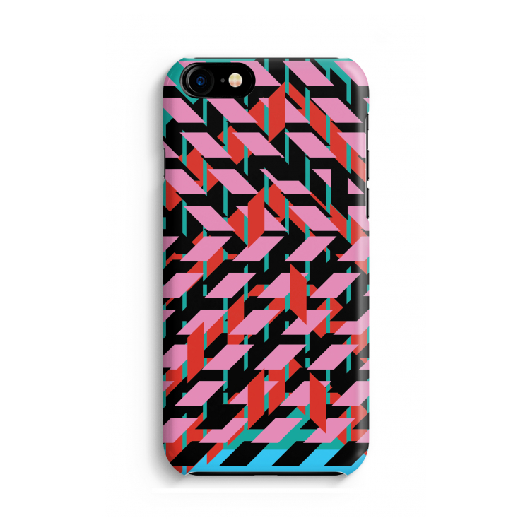 Skew Blush 2: Volledig geprint iPhone SE 2020 Hoesje