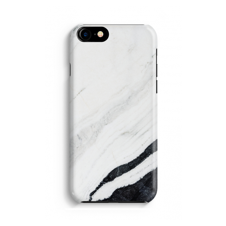 Elegante marmer: Volledig geprint iPhone SE 2020 Hoesje