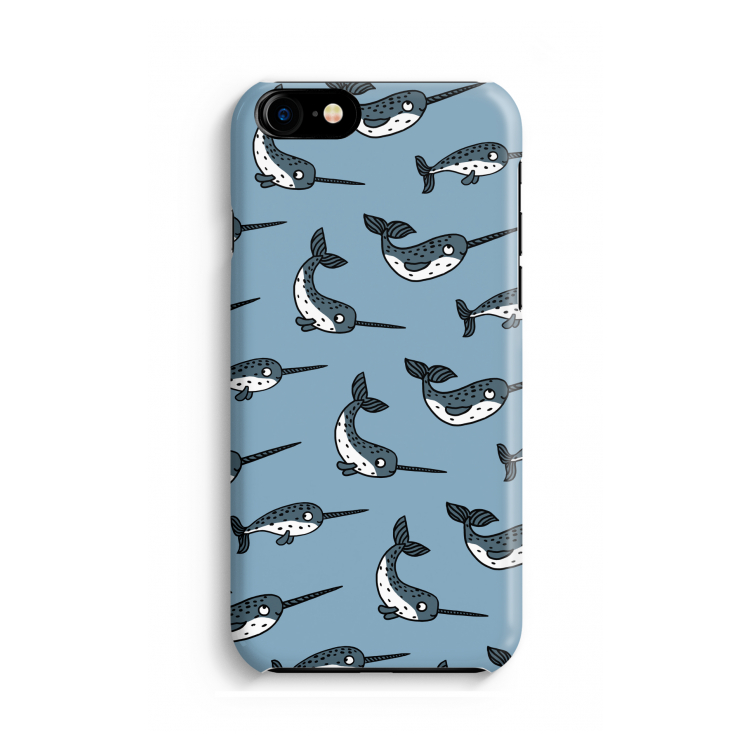 Narwhal: Volledig geprint iPhone SE 2020 Hoesje