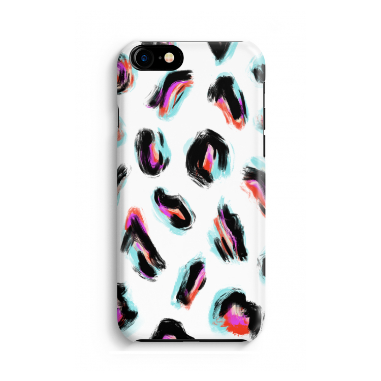Cheetah color: Volledig geprint iPhone SE 2020 Hoesje