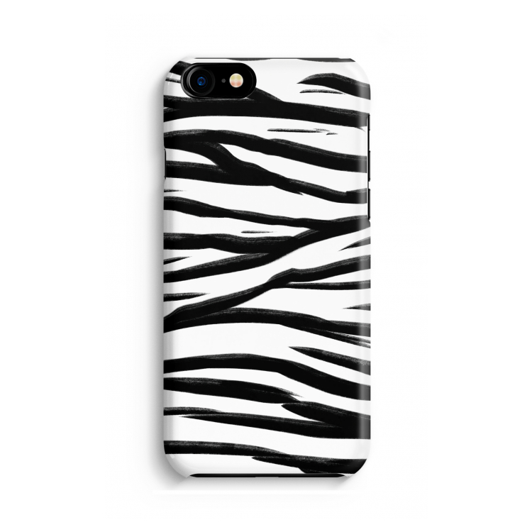 Zebra pattern: Volledig geprint iPhone SE 2020 Hoesje