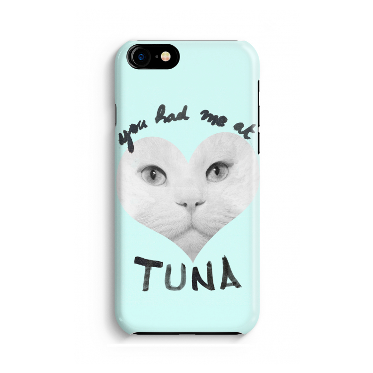 You had me at tuna: Volledig geprint iPhone SE 2020 Hoesje