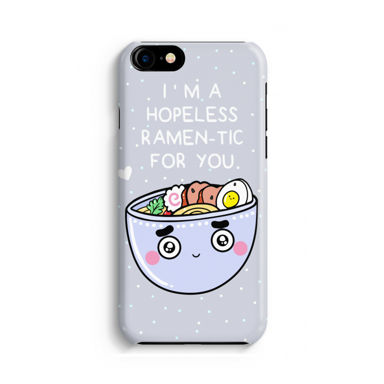 I'm A Hopeless Ramen-Tic For You: Volledig geprint iPhone SE 2020 Hoesje
