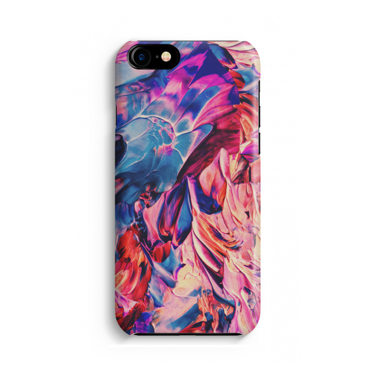 Pink Orchard: Volledig geprint iPhone SE 2020 Hoesje