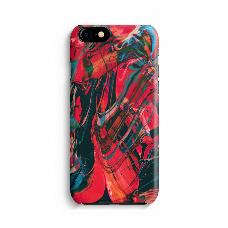 Endless Descent: Volledig geprint iPhone SE 2020 Hoesje