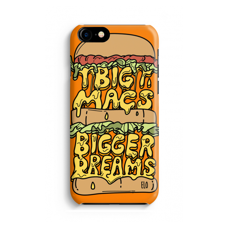 Big Macs Bigger Dreams: Volledig geprint iPhone SE 2020 Hoesje