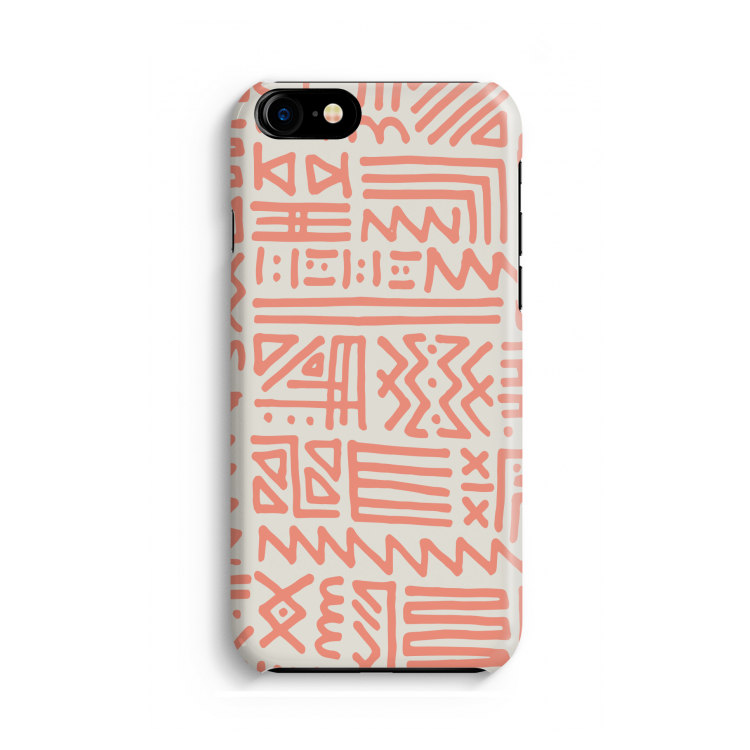 Marrakech Pink: Volledig geprint iPhone SE 2020 Hoesje