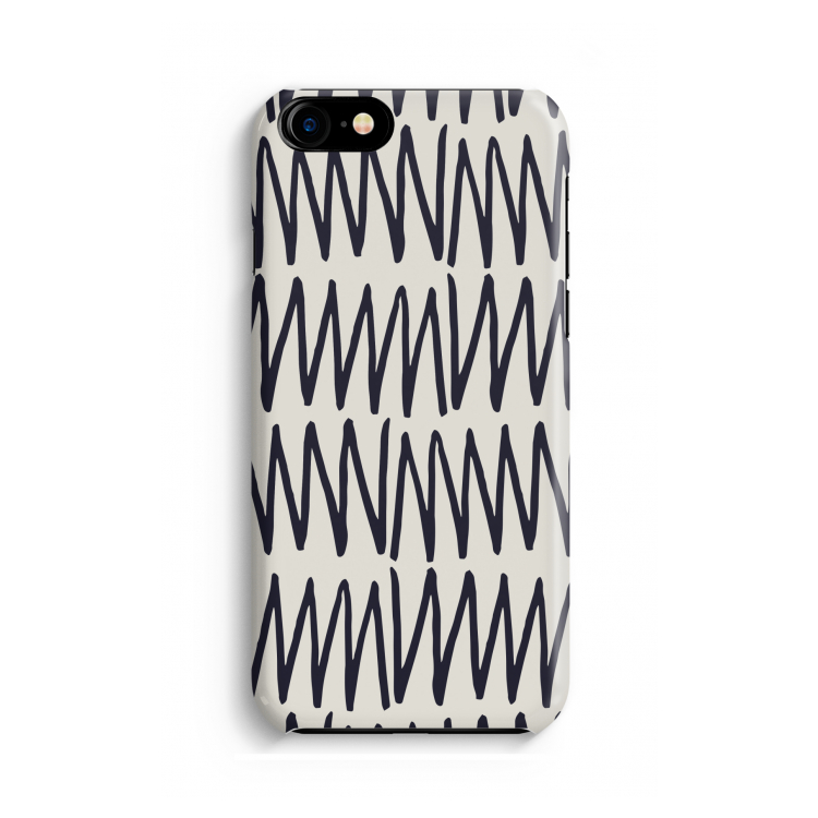 Marrakech Zigzag: Volledig geprint iPhone SE 2020 Hoesje