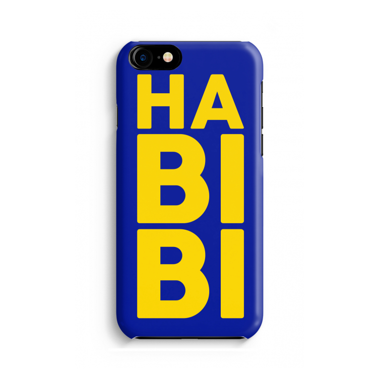 Habibi Blue: Volledig geprint iPhone SE 2020 Hoesje