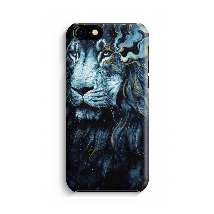 Darkness Lion: Volledig geprint iPhone SE 2020 Hoesje