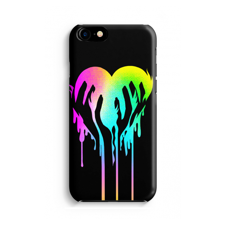 Hold My Heart: Volledig geprint iPhone SE 2020 Hoesje