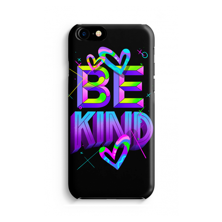 Be Kind: Volledig geprint iPhone SE 2020 Hoesje