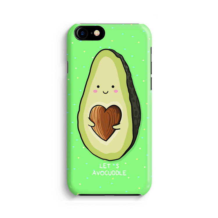 Avocuddle: Volledig geprint iPhone SE 2020 Hoesje