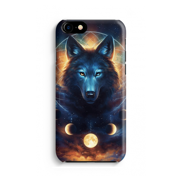 Wolf Dreamcatcher: Volledig geprint iPhone SE 2020 Hoesje