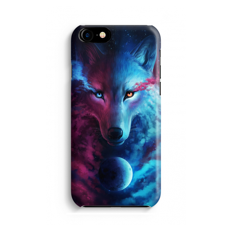Where Light And Dark Meet: Volledig geprint iPhone SE 2020 Hoesje