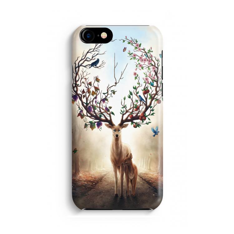 Seasons Change: Volledig geprint iPhone SE 2020 Hoesje