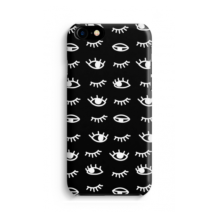 Eye pattern #3: Volledig geprint iPhone SE 2020 Hoesje
