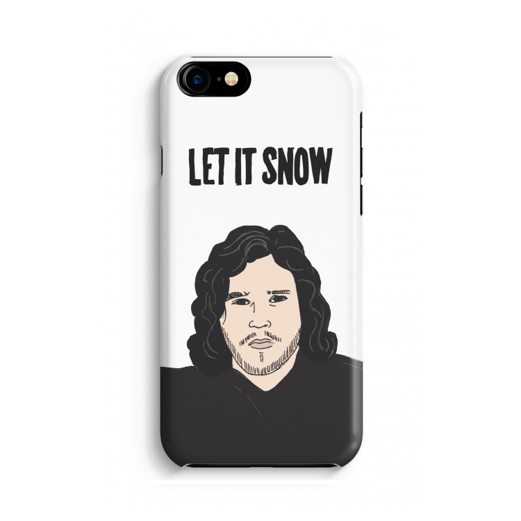 Let It Snow: Volledig geprint iPhone SE 2020 Hoesje