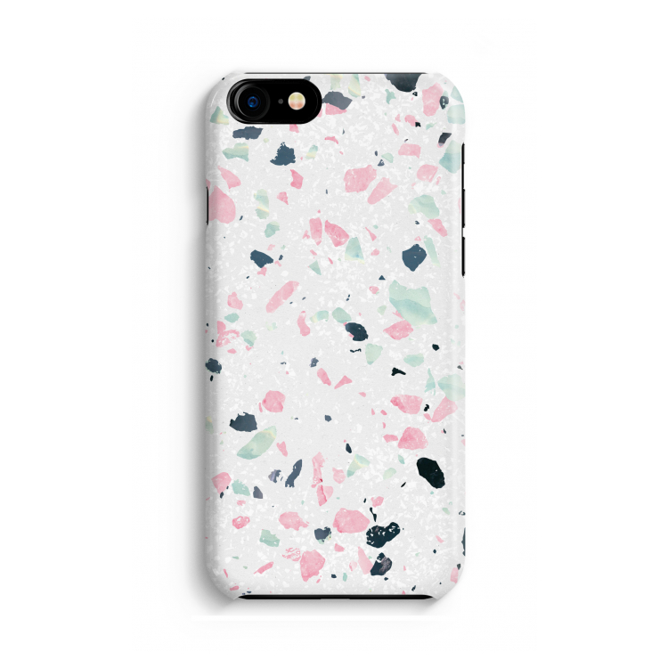 Terrazzo N°3: Volledig geprint iPhone SE 2020 Hoesje
