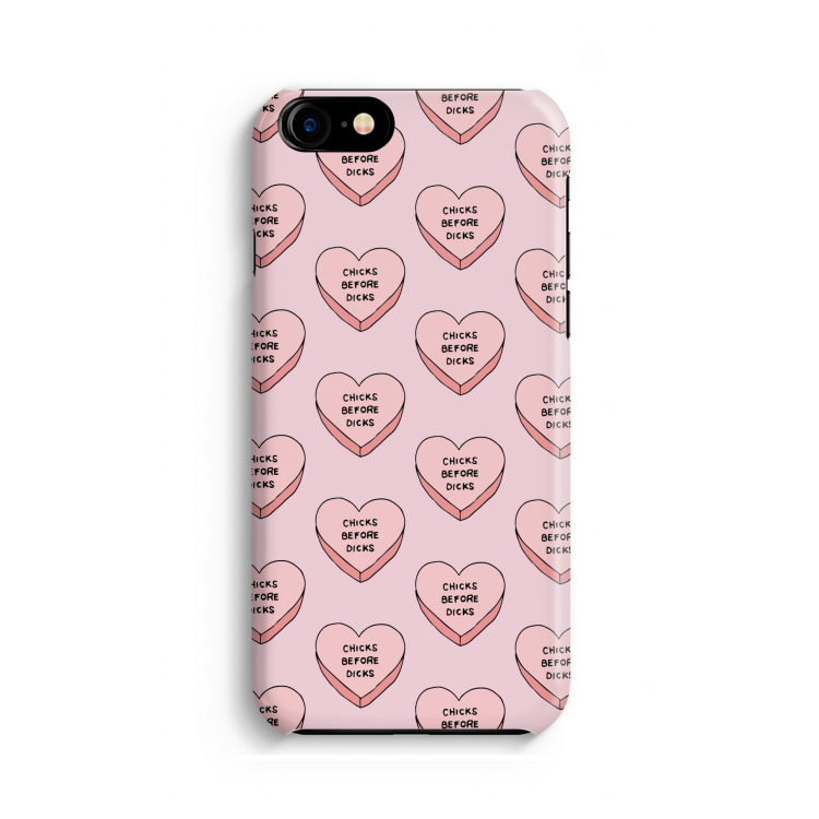 Chicks before dicks: Volledig geprint iPhone SE 2020 Hoesje