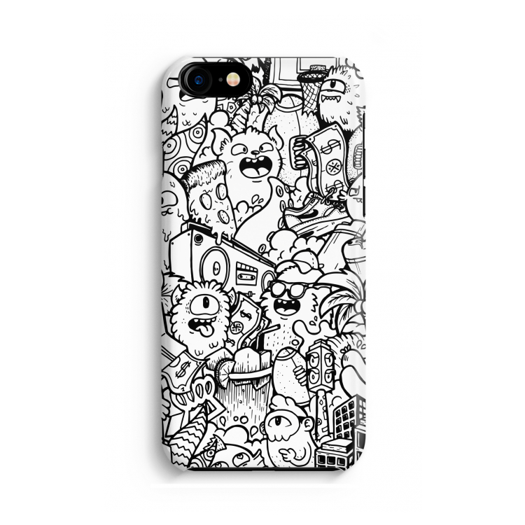 Vexx City #2: Volledig geprint iPhone SE 2020 Hoesje
