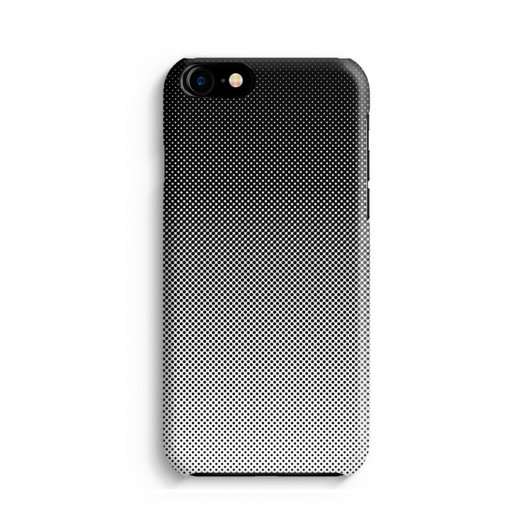 Musketon Halftone: Volledig geprint iPhone SE 2020 Hoesje