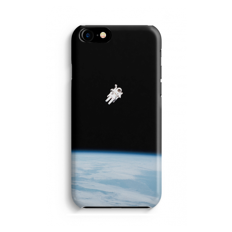 Alone in Space: Volledig geprint iPhone SE 2020 Hoesje