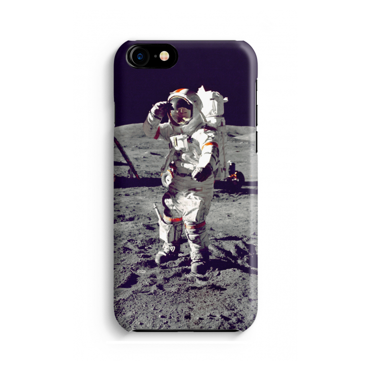 Spaceman: Volledig geprint iPhone SE 2020 Hoesje
