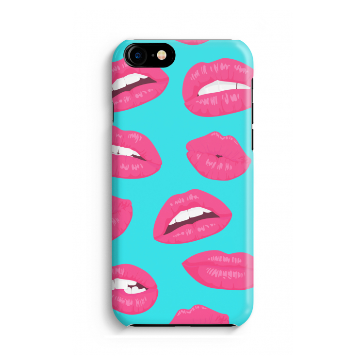 Bite my lip: Volledig geprint iPhone SE 2020 Hoesje