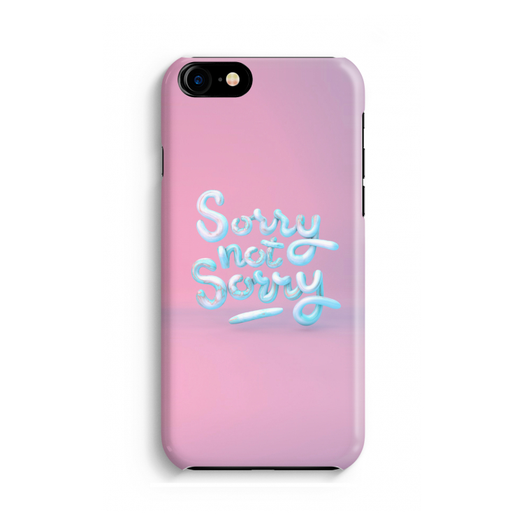 Sorry not sorry: Volledig geprint iPhone SE 2020 Hoesje